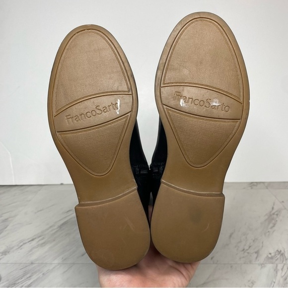 Franco Sarto Haylie Black Leather Wide Calf Tall Boot 5M - Picture 12 of 14